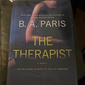 The Therapist by B.A. Paris Hardcover Book